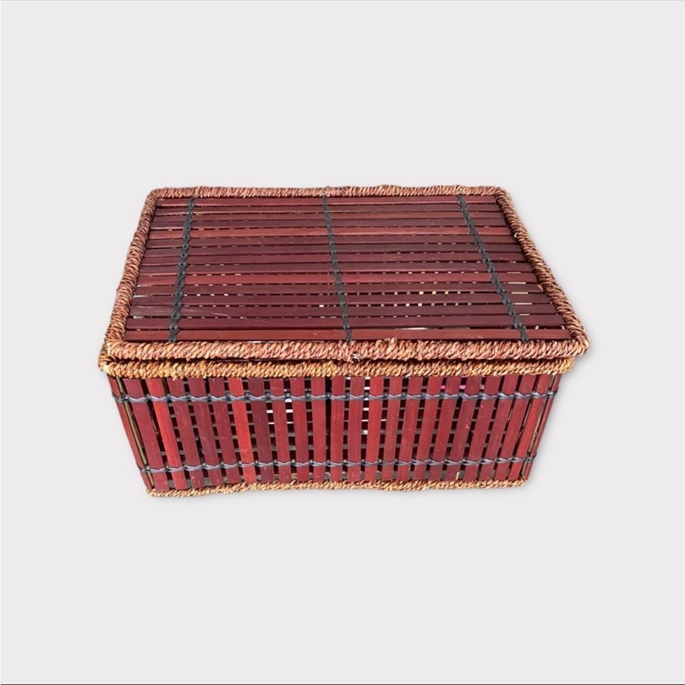 Brown Rustic Basket Box